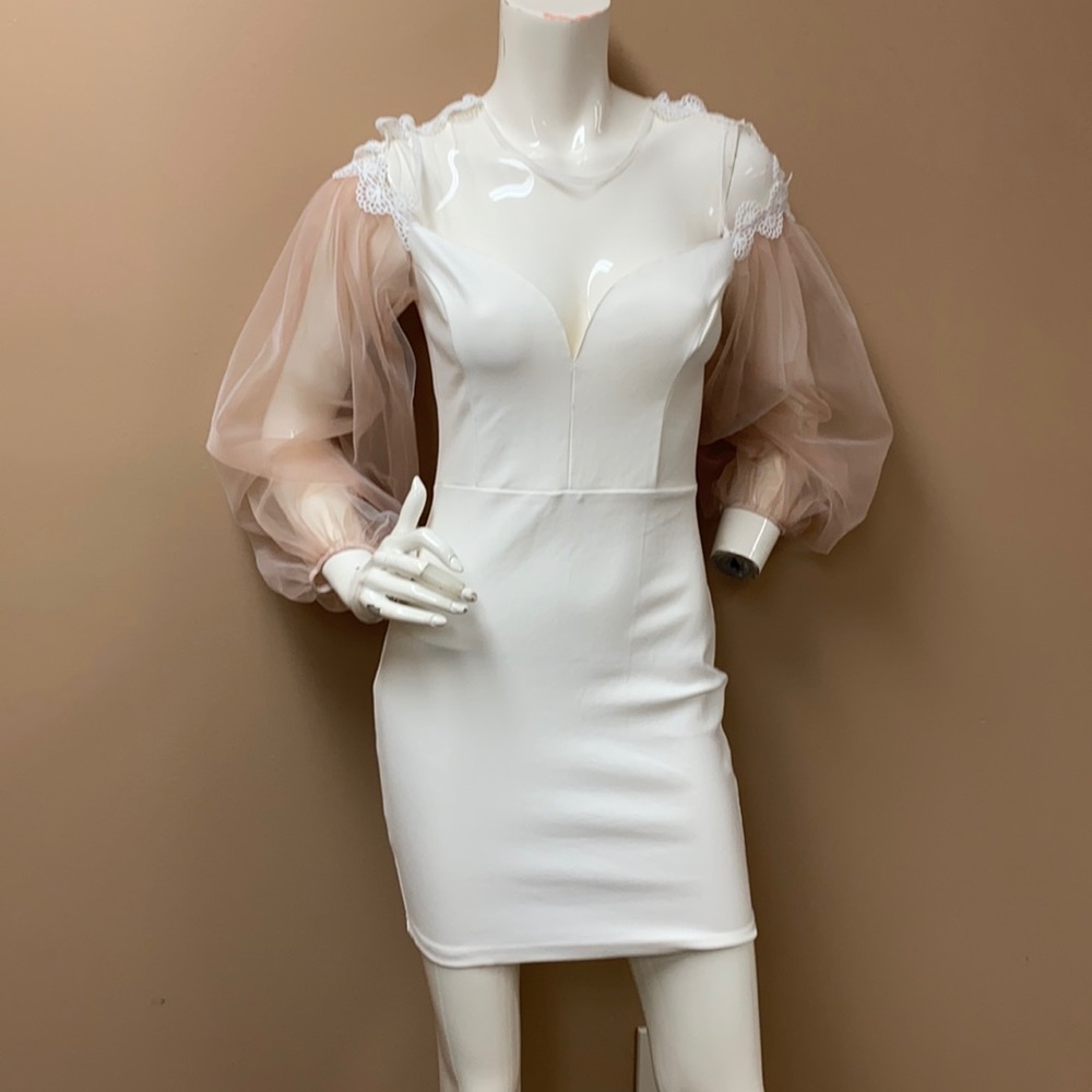 Fall For You Dress:Ivory/Mauve